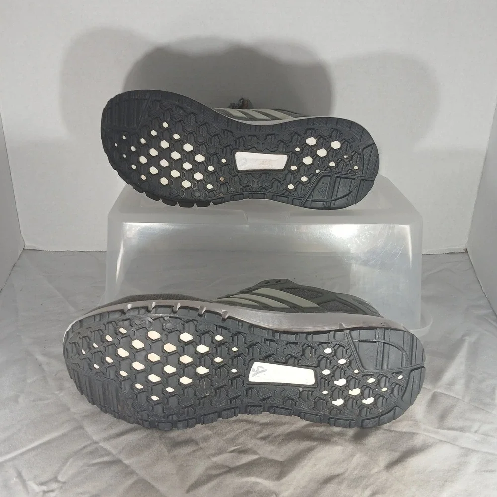 Adidas Energy‎ Falcon Womens 7.5 Grey White Teal Cloudfoam Running Shoes BB3170